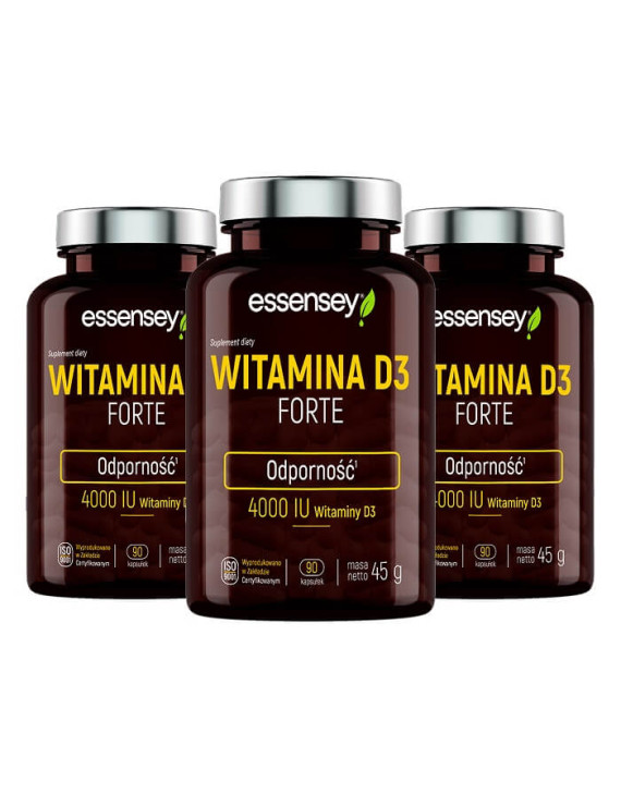 Witamina D3 Forte | Essensey | Odporność Zęby Kości