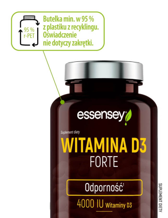 Witamina D3 Forte | Essensey | Odporność Zęby Kości