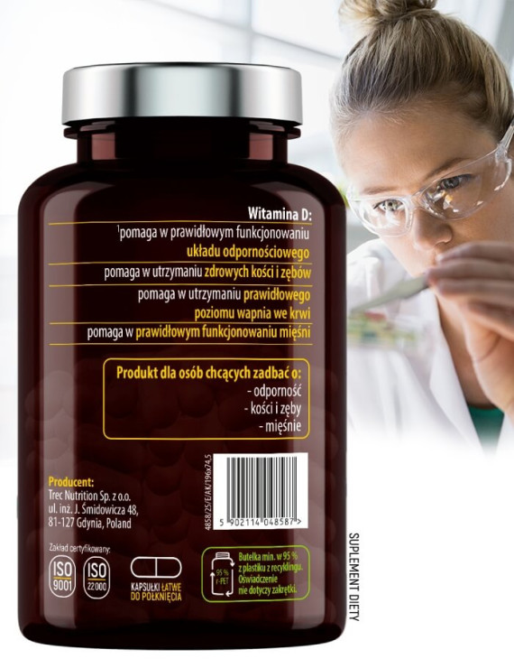 Witamina D3 Forte | Essensey | Odporność Zęby Kości