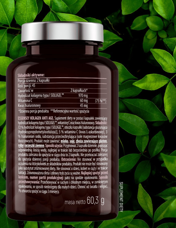 Kolagen Anti Age + Pillbox | Essensey | Skóra włosy paznokcie