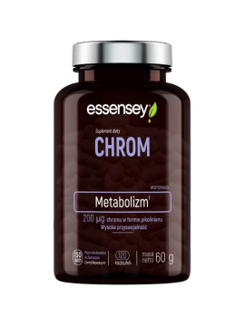 Chrom w 120 kapsułkach | Essensey | Składniki mineralne