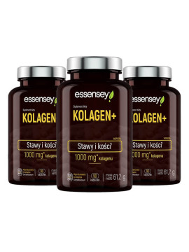 Zestaw Kolagen + w trzech opakowaniach | Essensey | Suplement na stawy