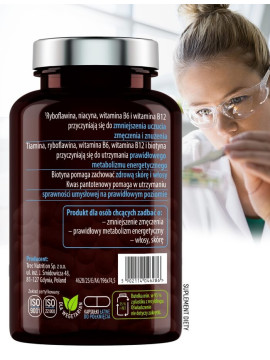 Witamina B Complex | Essensey | Zmęczenie skóra włosy odporność