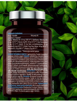 Witamina B Complex | Essensey | Zmęczenie skóra włosy odporność
