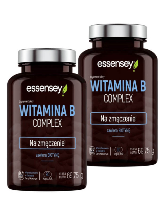 Zestaw Witamina B Complex w 2 opakowaniach | Essensey | Na zmęczenie