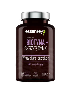 Biotyna, Skrzyp + Cynk i Kolagen Rybi Premium Formula+ | Essenesy