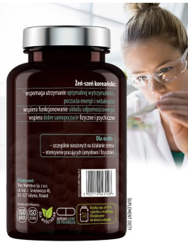 Żeń-szeń Magnez i Tribulus + Pillbox | Essensey | Potencja Witalność