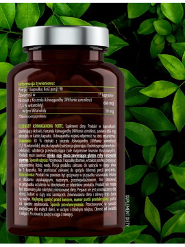 Magnez+B6 i Ashwagandha Forte | Essensey | Stres serce kości