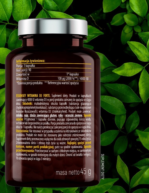 Kolagen Rybi i Witamina D3 Forte | Essensey | Skóra i odporność