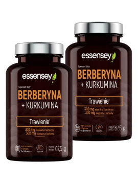 Zestaw Berberyny + Kurkuminy w 2 opakowaniach | Essnsey | Trawienie