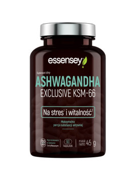 Ashwagandha Exclusive KSM-66 Pillbox | Essensey | Stres witalność