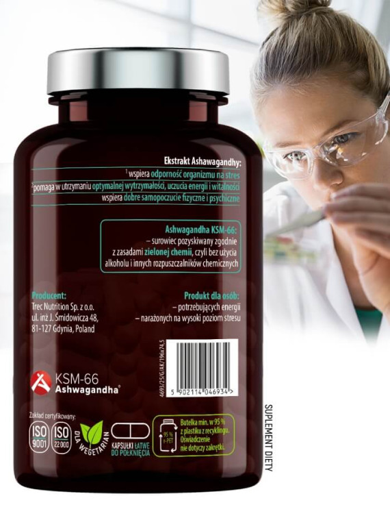 Ashwagandha Exclusive KSM-66 Pillbox | Essensey | Stres witalność