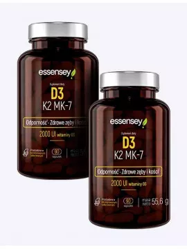 Zestaw witamin D3 K2 MK-7 w...