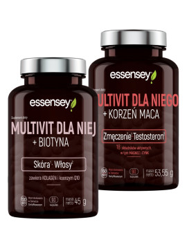 Multivit dla Niej i dla Niego | Essensey | Zestaw witamin i minerałów