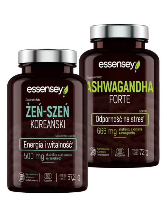 Kluczowe Adaptogeny w zestawie | Essensey | Adaptogeny