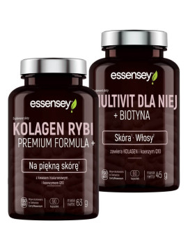 Kolagen Rybi + Multivit Dla Niej | Essesney | Suplementy dla Kobiet