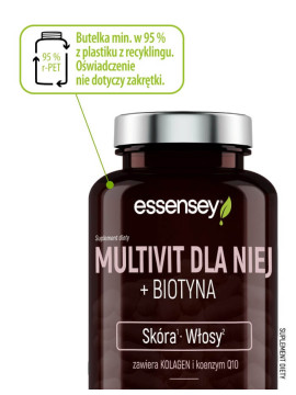 Multivit Dla Niej + Biotyna | Essensey | Włosy, skóra