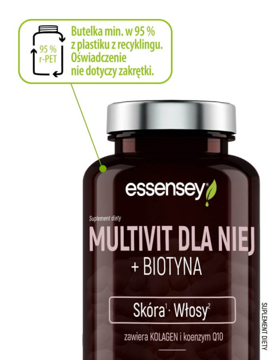 Multivit Dla Niej + Biotyna | Essensey | Włosy, skóra