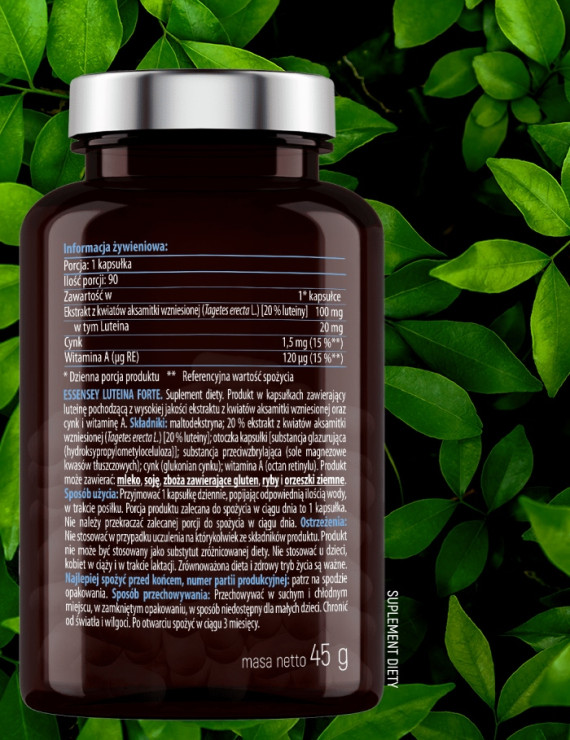 Omega 3 i Luteina Forte | Essensey | Suplementy na wzrok Omega 3 i Luteina Forte | Essensey | Suplementy na wzrok