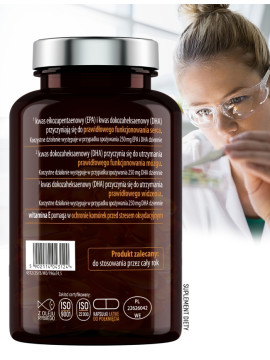 Żeń-szeń koreański i Omega 3 | Essensey | Witalność Energia Mózg Serce