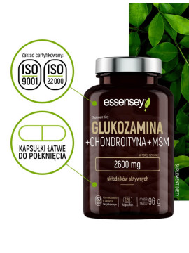 Kolagen Rybi Forte 2200 i Glukozamina | Essensey | Suplementy na stawy