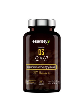 Witamina D3 K2 MK-7 w 90 kapsułkach | Essensey | Witaminy i minerały