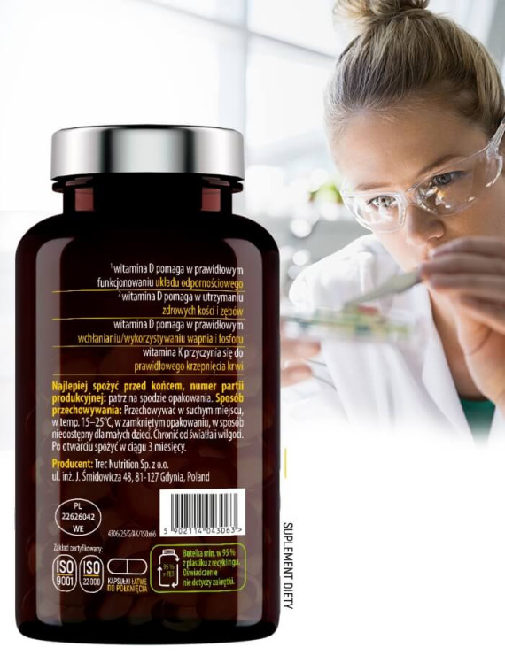 Magnez+B6 i Witamina D3 K2 MK-7 | Essensey | Na Odporność i zmęczenie