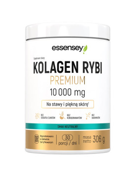 Kolagen Rybi Premium 10000mg z Biotyną + Skrzyp, Cynk | Essensey