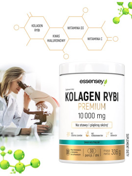Zestaw Kolagenu Rybiego Premium 10000 mg | Essensey | Piękna skóra