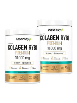 Zestaw Kolagenu Rybiego Premium 10000 mg | Essensey | Piękna skóra