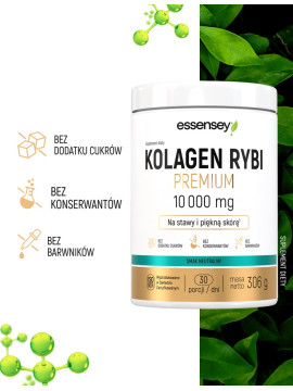Zestaw Kolagenu Rybiego Premium 10000 mg | Essensey | Piękna skóra