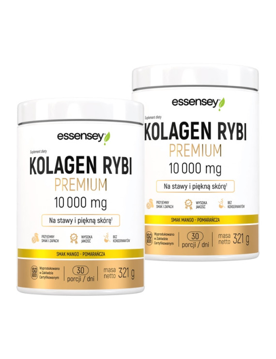 Kolagen Rybi Premium Naturalny Smak 10000 mg | Essensey | Piękna skóra