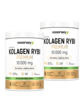 Kolagen Rybi Premium Smak Zielona Herbata  | Essensey | Piękna skóra