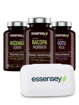 Zestaw Essensey dla umysłu + Pillbox | Essensey | Aktywność umysłu