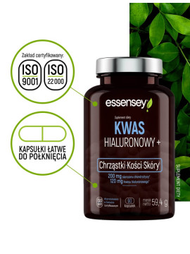 Kolagen + Kwas Hialuronowy + MSM | Essensey | Kości Stawy Skóra