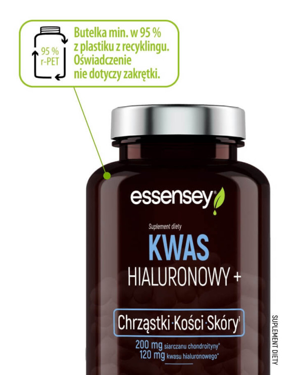 Kolagen + Kwas Hialuronowy + MSM | Essensey | Kości Stawy Skóra