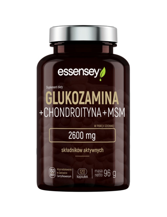 Glukozamina Chondroityna MSM | Essensey | Regeneracja Stawów