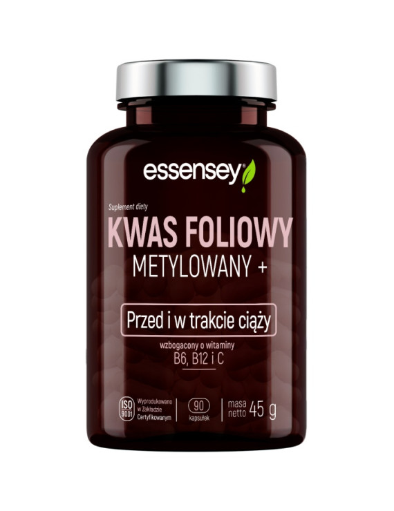 Kwas Foliowy Metylowany + w 90 kapsułkach