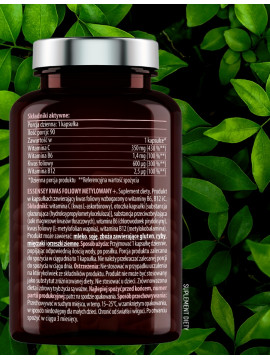 Kwas Foliowy Metylowany + w 90 kapsułkach