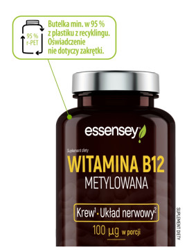 Witamina B12 Metylowana w 90 kapsułkach