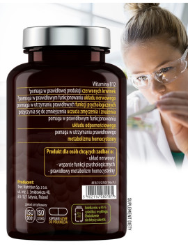 Witamina B12 Metylowana w 90 kapsułkach