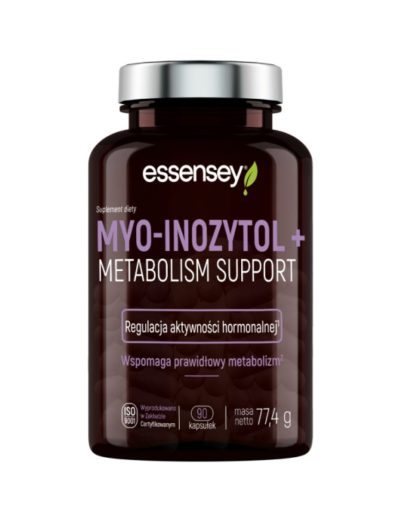 Myo-Inozytol + Metabolism Support w 90 kapsułkach Myo-Inozytol + Metabolism Support w 90 kapsułkach
