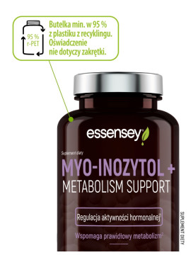 Myo-Inozytol + Metabolism Support w 90 kapsułkach Myo-Inozytol + Metabolism Support w 90 kapsułkach