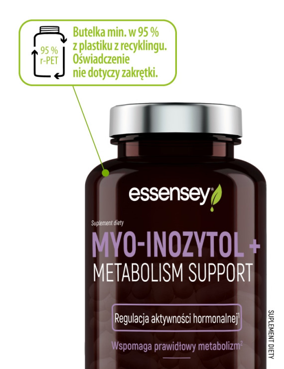Myo-Inozytol + Metabolism Support w 90 kapsułkach Myo-Inozytol + Metabolism Support w 90 kapsułkach