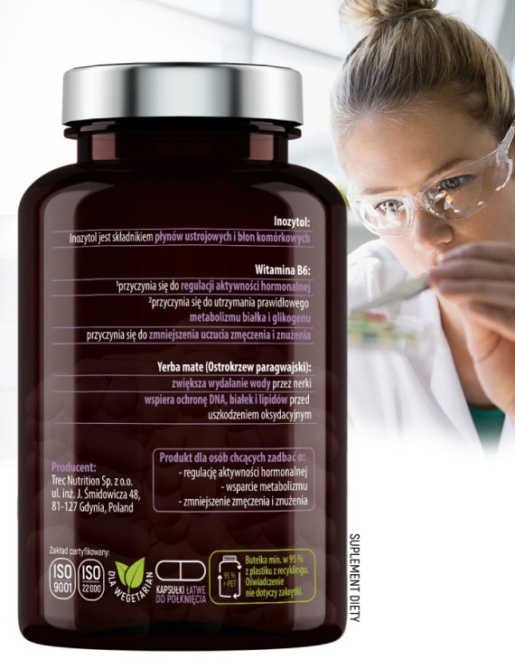 Myo-Inozytol + Metabolism Support w 90 kapsułkach Myo-Inozytol + Metabolism Support w 90 kapsułkach