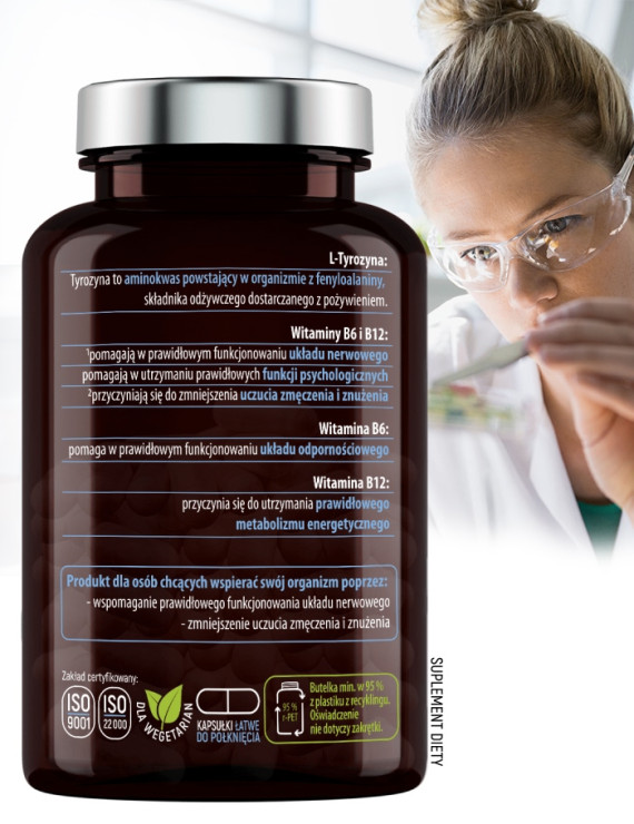 L-Tyrozyna + Neuro Formula w 90 kapsułkach