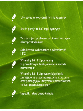 L-Tyrozyna + Neuro Formula w 90 kapsułkach