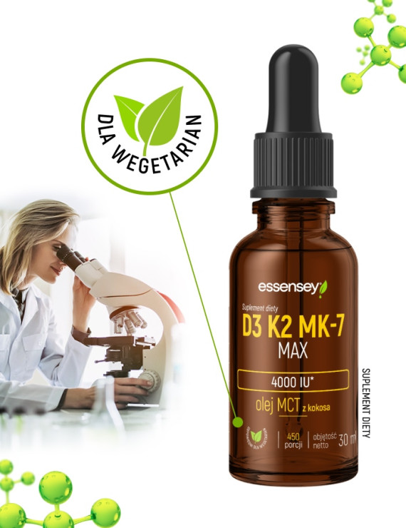 Witamina D3 K2 MK-7 w kroplach