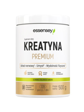 Kreatyna Premium Smak Zielone Jabłko - 500g