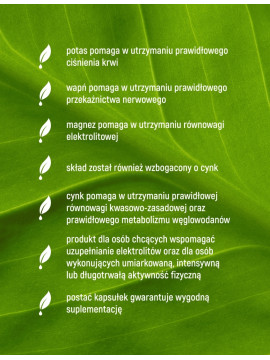 Elektrolity w 120 kapsułkach